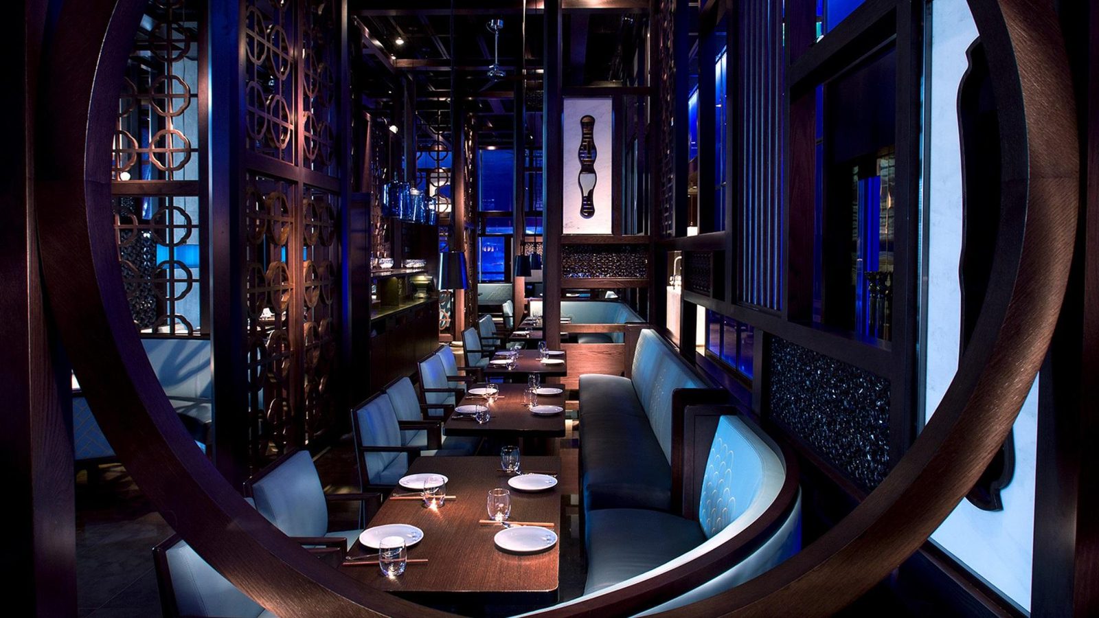 Hakkasan dining room at Emirates Palace Mandarin Oriental, Abu Dhabi