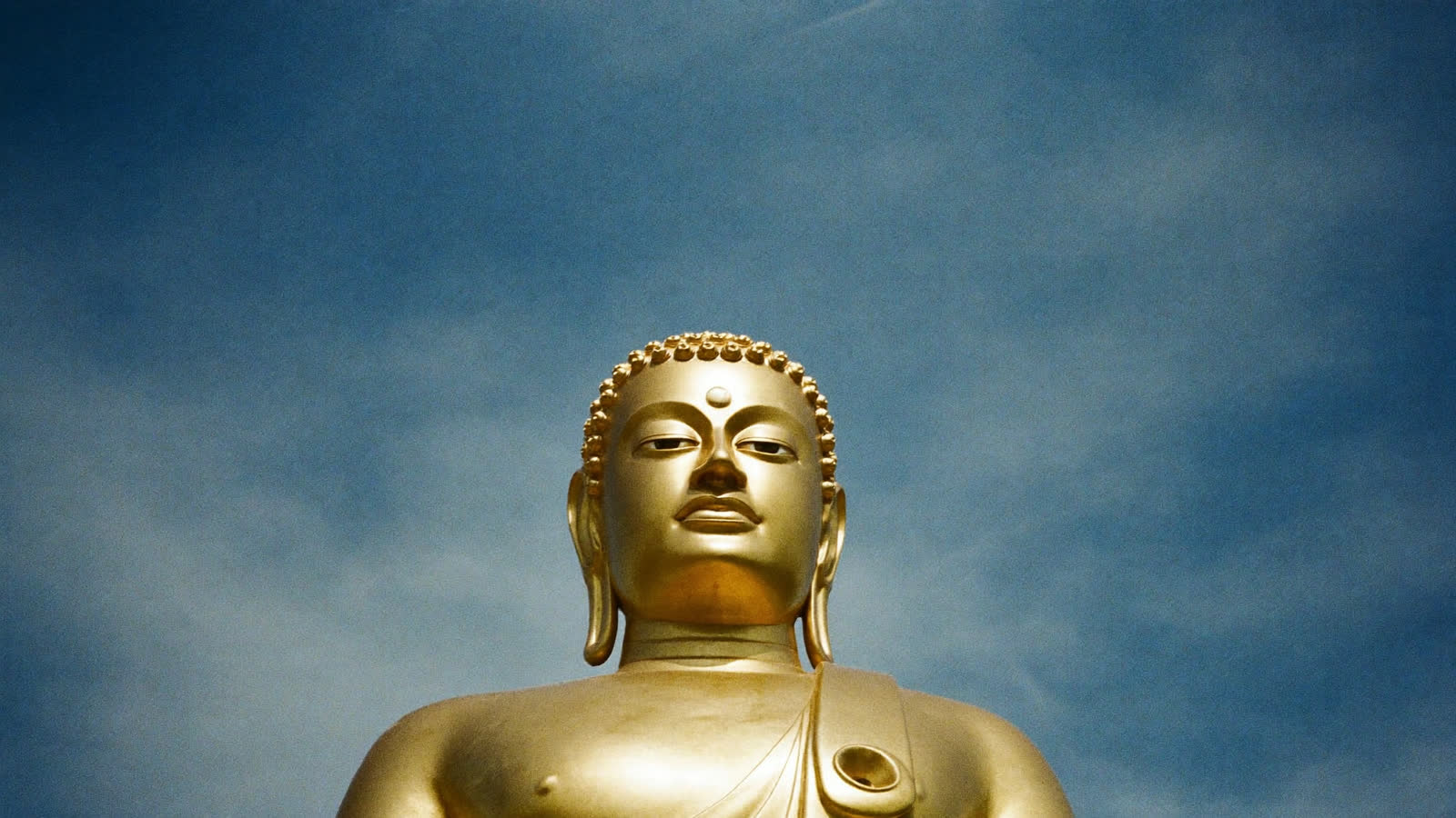 Golden Big Buddha statue at Wat Phra Yai, Koh Samui